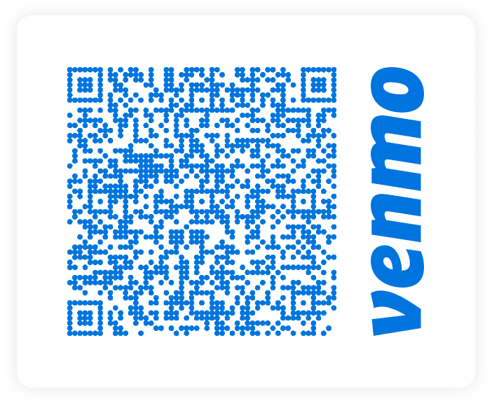 Scan QR Code for Venmo Link