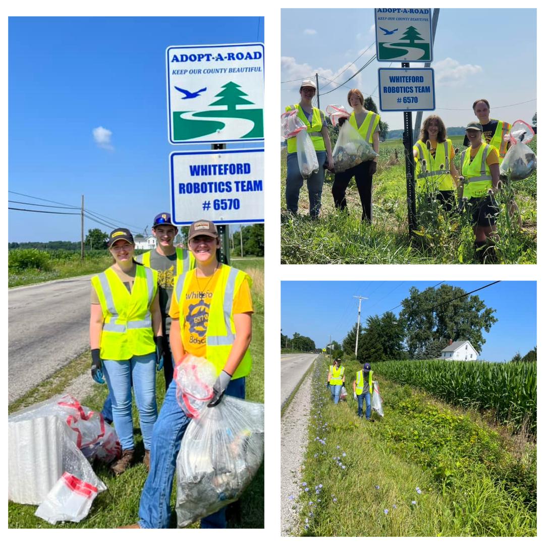 Our Saturday clean-up crew!